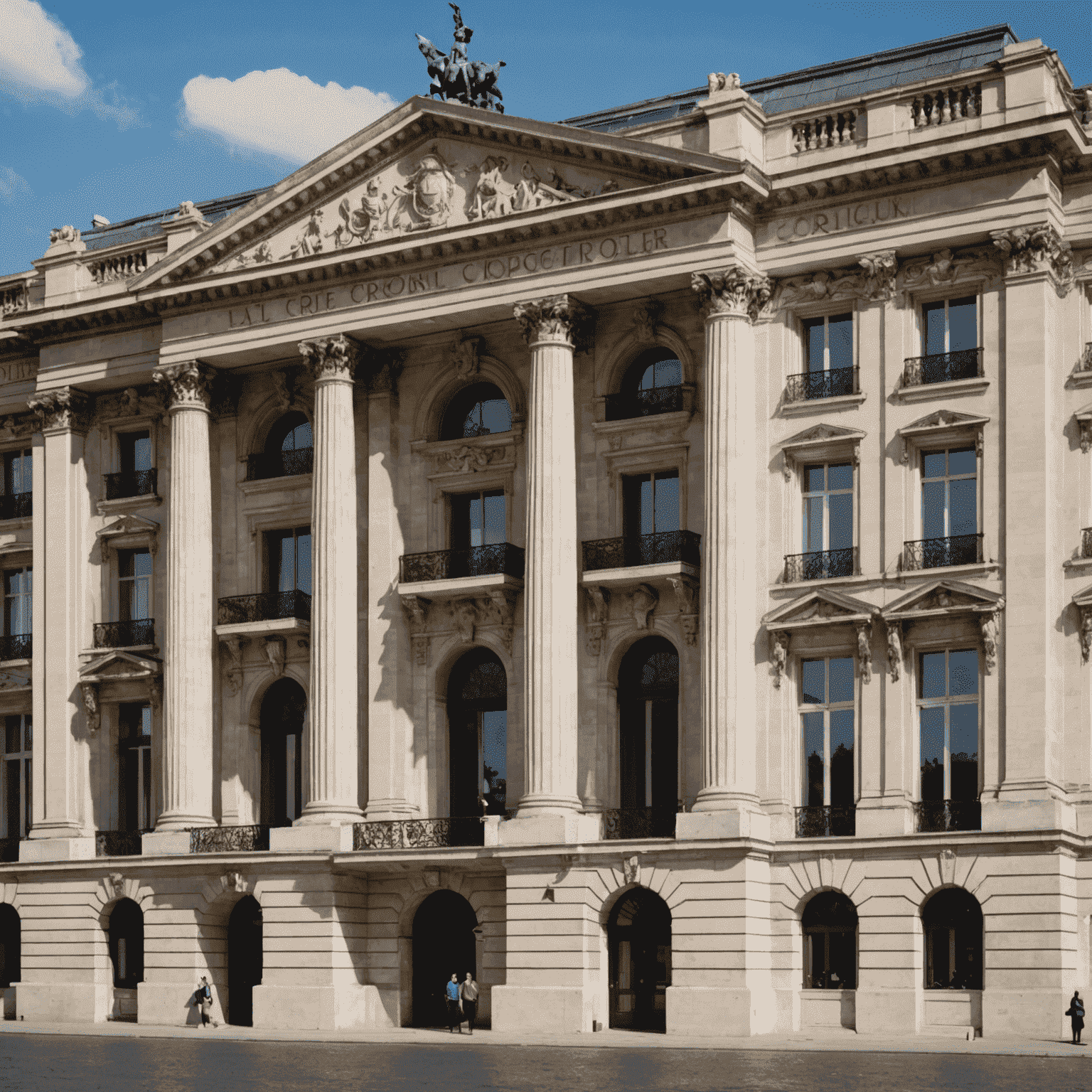 Hôtel de Crillon's neoclassical facade overlooking Place de la Concorde